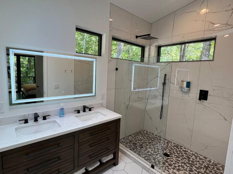 Modern Mountain Getaway With Hot Tub, Fire Pit Villa Sautee Nacoochee Eksteriør billede